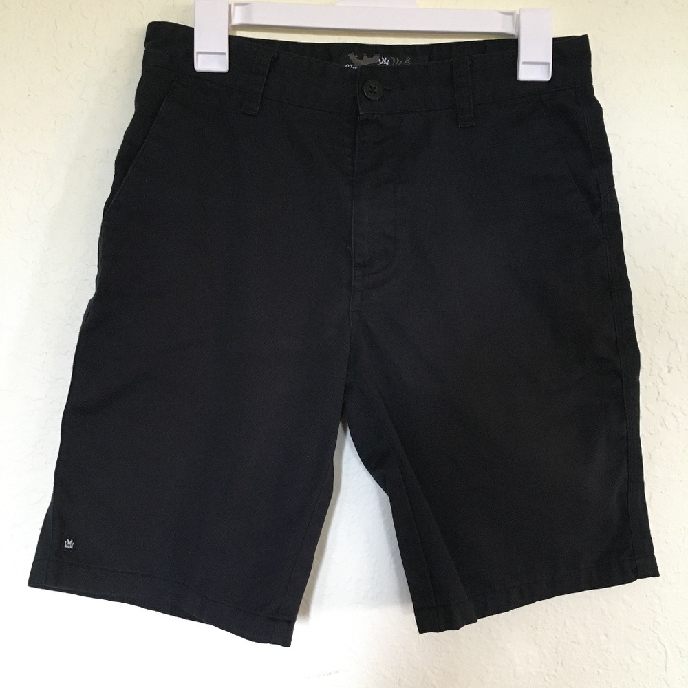 Micros boys black shorts. Size 16.